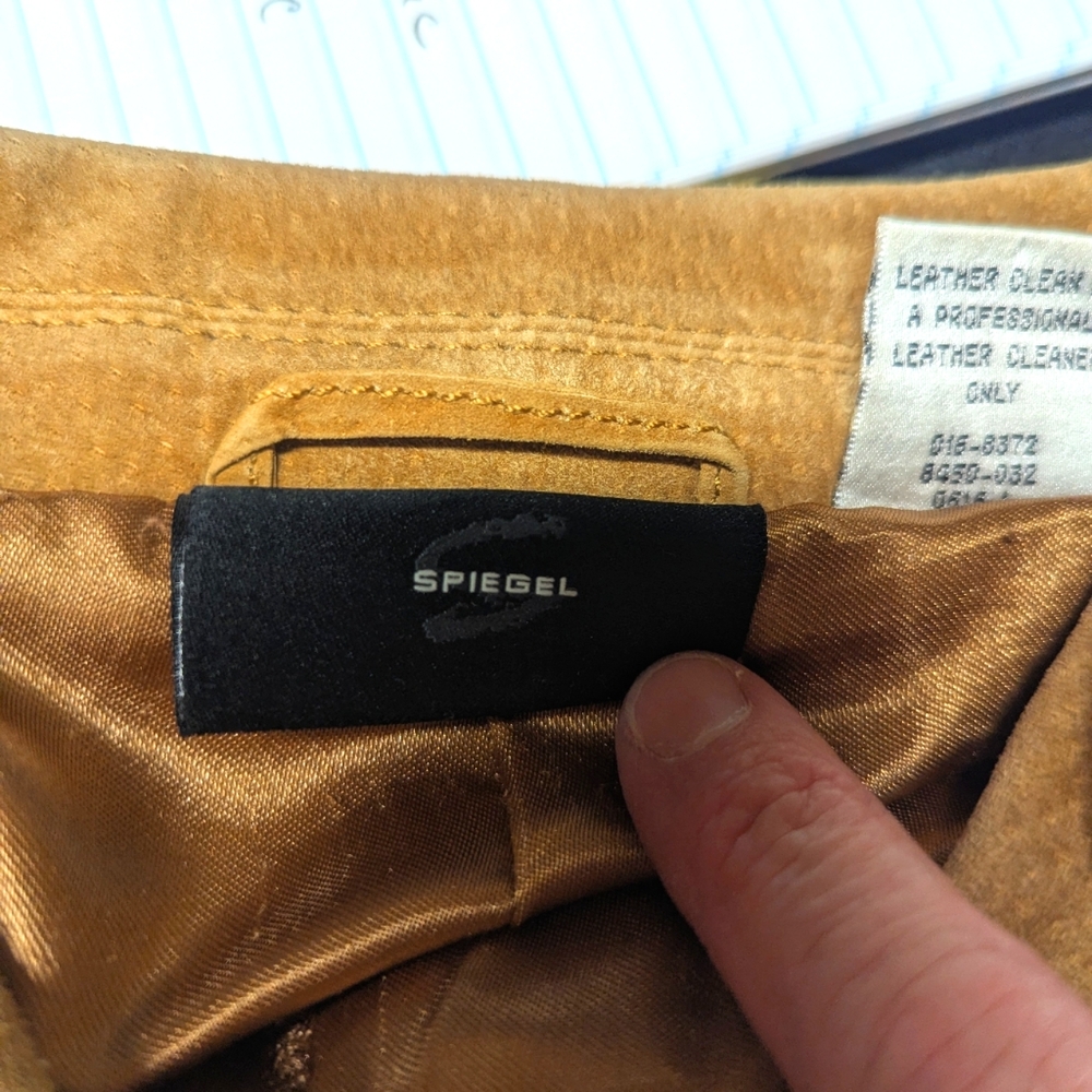 Vintage Spiegel leather Jacket size large - Picture 5 of 7